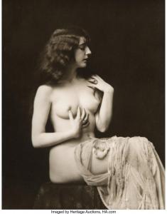 JOHNSTON Alfred Cheney 1884-1971,Untitled (Nude Touching Her Shoulder),1920,Heritage US 2024-02-14