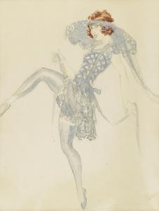 JOHNSTON Mabel E 1900-1900,Costume Designs,1920,Swann Galleries US 2018-12-06