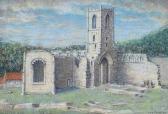JOHNSTON Tom 1953,ABBEY RUINS,Ross's Auctioneers and values IE 2019-04-10
