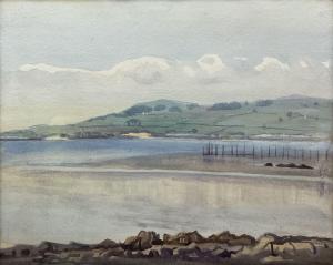 JOHNSTON William Miles,Kirkcudbright Coastal Landscape,Duggleby Stephenson (of York) 2022-07-08