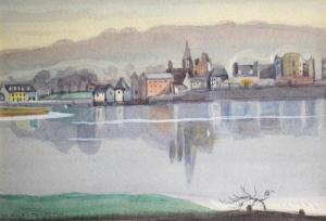 JOHNSTON William Miles 1893-1974,Kirkcudbright Harbour,Gilding's GB 2021-08-01