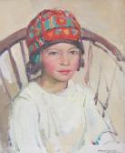 JOHNSTONE Dorothy 1892-1980,A Cornish Child,Brightwells GB 2017-11-08