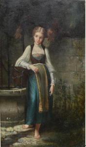 JOINVILLE Antoine Edmond 1801-1849,Jeune fille au puits,EVE FR 2020-06-22