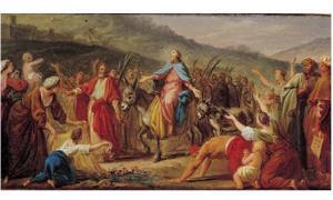 JOLLAIN Nicolas René 1732-1804,L'entrée du Christ à Jérusalem,Beaussant-Lefèvre FR 2002-06-28