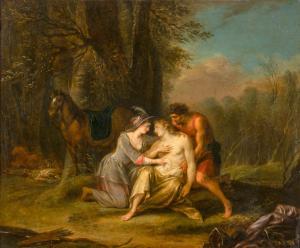 JOLLAIN Nicolas René 1732-1804,Tancrède et Herminie,Delorme-Collin-Bocage FR 2022-06-15