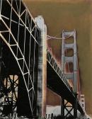 JOLLY William 1927-2014,Golden Gate Bridge,1962,Clars Auction Gallery US 2017-01-15