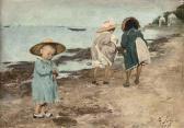JOLYET Philippe 1832-1908,Enfants au bord de la mer,1897,Christie's GB 2006-11-30