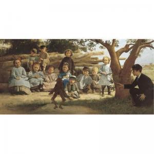 JOLYET Philippe 1832-1908,THE PUPPET SHOW,1893,Sotheby's GB 2007-04-18