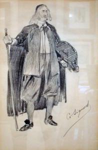 JONAS Lucien Hector 1880-1947,Portrait d'acteur,Millon - Cornette de Saint Cyr FR 2009-06-22