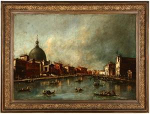 JONAS Olga 1800-1900,Venetian canal scene,1912,John Moran Auctioneers US 2010-04-27
