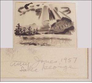 JONES Amy 1899-1968,Lake George,1957,Winter Associates US 2008-09-15