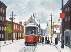 JONES BOB 1937,Belle Vue tram scene with figures,Peter Wilson GB 2024-03-28