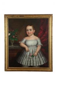JONES C.S 1800-1800,PORTRAIT OF A GIRL,1873,Garth's US 2012-01-17
