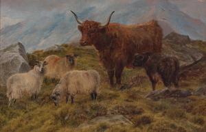JONES Charles 1836-1892,British sheep and Highland cattle,Bonhams GB 2024-09-27