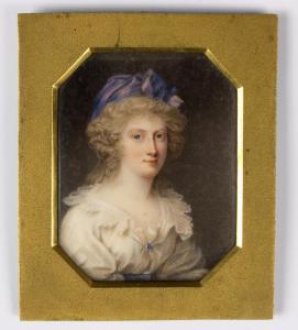JONES Charlotte 1700-1800,Portrait Miniature of Caroline, Princess of ,Simon Chorley Art & Antiques 2019-01-29