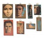 JONES Deborah 1921-2012,facial abstracts,Clevedon Salerooms GB 2023-07-13
