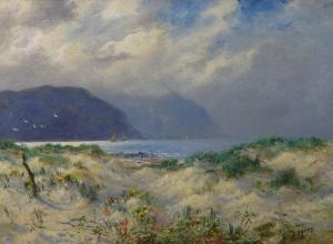 JONES Edward T,stormy clouds over the dunes at Deganwy,Rogers Jones & Co GB 2016-11-12
