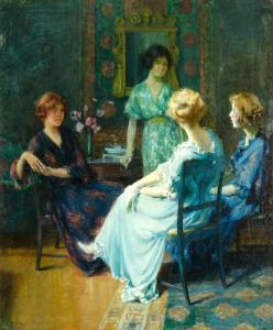 JONES Francis Coates 1857-1932,Friends,William Doyle US 2023-01-17