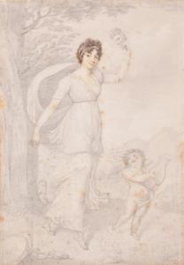 JONES George,A lady dancing with cupid,1806,Dreweatts GB 2019-12-04