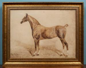 JONES Herbert H. St.John,Ophelia's Daughter Grace study of a horse,,1907,Mallams 2023-07-17
