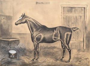 JONES Herbert H. St.John 1870-1939,Portrait of a horse - "Bellona",1897,Peter Wilson GB 2023-04-06