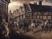 Jones Herbert St John 1872-1939,The Old Square, High Street, Nantwich,Peter Wilson GB 2018-02-15