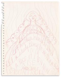 JONES HOGU BARBARA 1938-2017,Sketch for "Rise and Take Control",1970,Swann Galleries US 2023-04-06