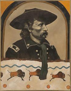 JONES Jenny,Portrait of General George Custer,Eldred's US 2014-06-07