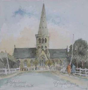 JONES John Haydn 1923-1997,St. John's Church, Sandbach Heath,1993,Peter Wilson GB 2017-08-03
