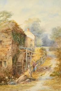 JONES John Rock,A watermill (said to be Berry Pomeroy Mill, Devons,1895,John Nicholson 2022-06-01