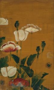 JONES Lois Mailou,Japanese Poppies from Japanese Screen (Museum Rese,1925,Swann Galleries 2018-04-05
