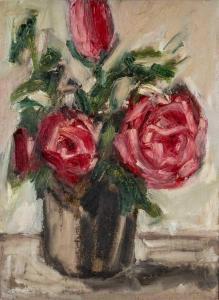 JONES MIKE 1900-1900,still-life, red roses,Rogers Jones & Co GB 2023-11-18