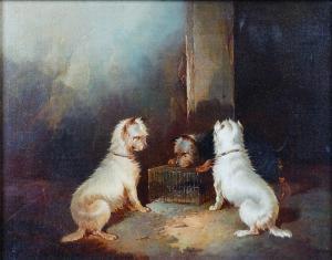 JONES Paul 1855-1888,Terriers by a rat trap,1839,Bellmans Fine Art Auctioneers GB 2020-10-23