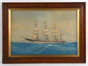 JONES Pelham 1890-1950,studies of sailing ships,Burstow and Hewett GB 2022-07-21
