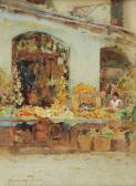 JONES T. Hampson 1846-1916,THE FRUIT & VEGSTALL,Ross's Auctioneers and values IE 2016-04-20