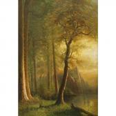 JONES Trevor 1945,Trees Along the Shore at Dusk,William Doyle US 2013-07-18