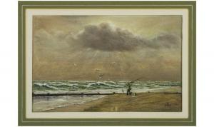 JONES Vic,A Beach and Sea, Fishing,1987,Gerrards GB 2008-11-06