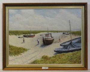 JONES Vic,Low tide at Brancaster, Norfolk,1992,Dickins GB 2010-01-08