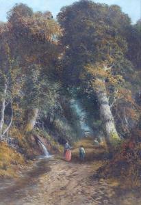 JONES William E 1849-1875,Landscape near Clifton,1876,Gorringes GB 2021-09-20