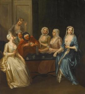 JONES William 1738-1747,Fortune telling, or casting the coffee grounds,Sotheby's GB 2023-09-20
