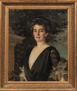 JONGERS Alphonse 1872-1945,Portrait of Mary Higginson Sears,Skinner US 2020-04-06