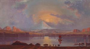 JONNEVOLD Carl Henrik 1856-1955,Mt. Hood from the Dalles,Bonhams GB 2023-11-30
