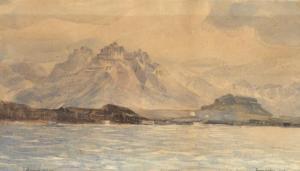 JONSSON Asgrimur 1876-1958,Landscape, Iceland,Bruun Rasmussen DK 2022-06-15