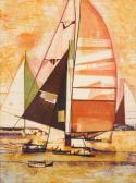 JOO Seah Kim 1939,Sail Boats Batik,Bonhams GB 2019-06-26