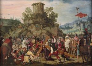 JORDAENS Hans III 1590-1643,Le portement de croix,Artcurial | Briest - Poulain - F. Tajan 2023-09-26