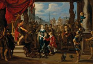 JORDAENS Hans III 1590-1643,The Continence of Scipio,Palais Dorotheum AT 2023-06-21