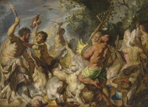 JORDAENS Jacob 1593-1678,The Battle of the Centaurs and the Lapiths,Christie's GB 2018-12-06