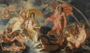 JORDAENS Jacob 1593-1678,The Rape of Europa,Christie's GB 2023-07-06