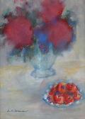 JORDAN Eithne 1954,FLOWERS & FRUIT,Ross's Auctioneers and values IE 2021-02-24