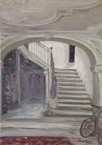 JORDAN Eithne 1954,STAIRCASE I*,1999,De Veres Art Auctions IE 2022-03-29